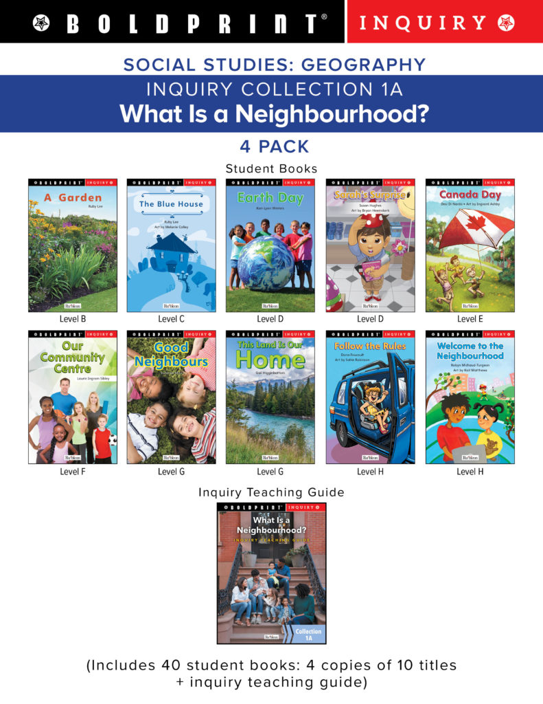 BOLDPRINT Inquiry - Social Studies: What Is A Neighbourhood? (4-Pack ...